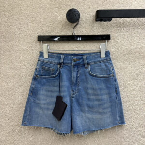 prada A-line denim shorts replica d&g clothing
