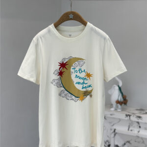 MaxMara moon embroidery printed T-shirt replica clothes