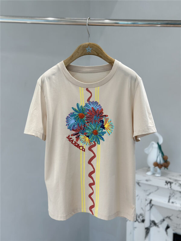 MaxMara printed T-shirt replica designer clothing websites