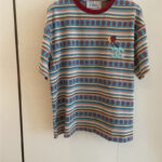 chanel new striped short sleeve replica clothes