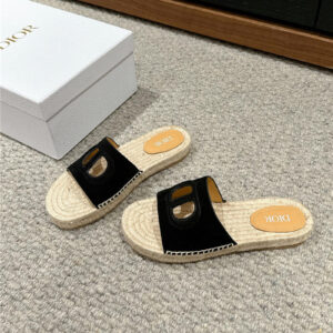 dior straw slippers best replica shoes website