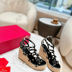 valentino woven wedge sandals best replica shoes website