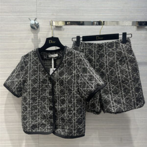 dior short-sleeved jacket + tall shorts replica d&g clothing