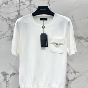 versace solid color round neck short sleeve replica d&g clothing
