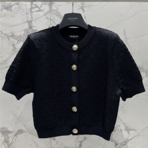 Balmain slim fit knitted cardigan replicas clothes