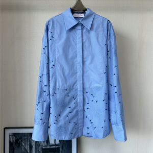 valentino lace flower embroidered shirt replica d&g clothing