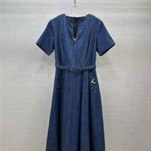 valentino waist-cinching dress replica clothing