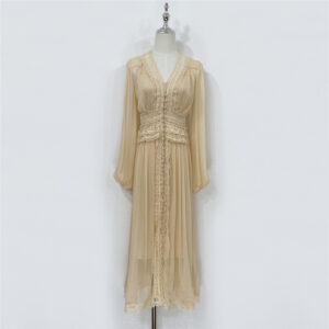 zimm lace dress with human silk splicing replicas clothes