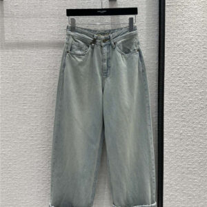 YSL rolled hem jeans replica clothes