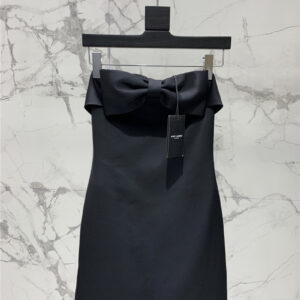 YSL bow tube top dress replica clothing sites